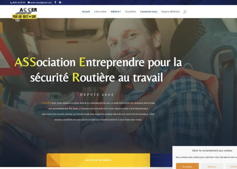 WordPress site ASSER