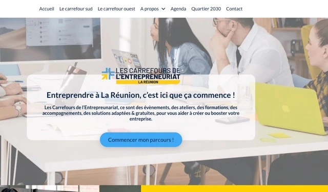 WordPress site Carrefours Entrepreneuriat